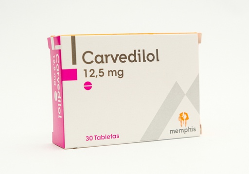 [9893] CARVEDILOL TAB 12 5MG X 30 MEMPHIS
