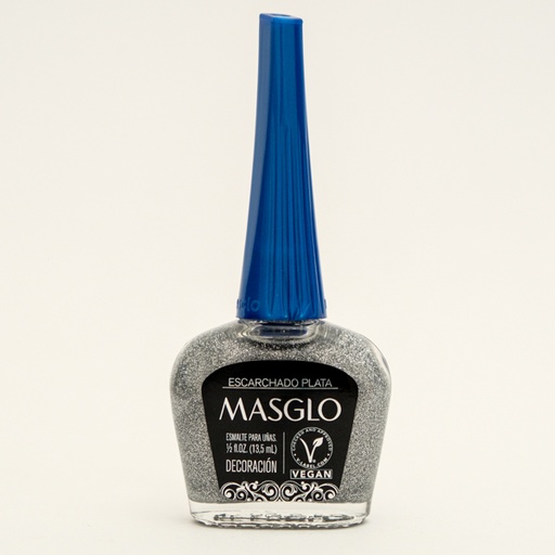 [9989] ESMALTE  DECORACION ESC PLATA 13 5ML MASGLO