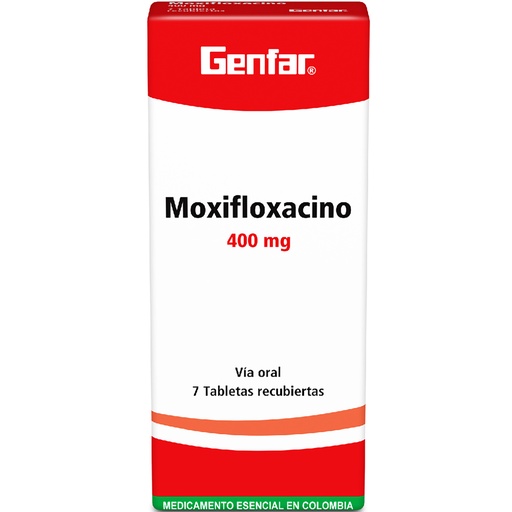 [000971] MOXIFLOXACINO TAB 400MG X 7  GF