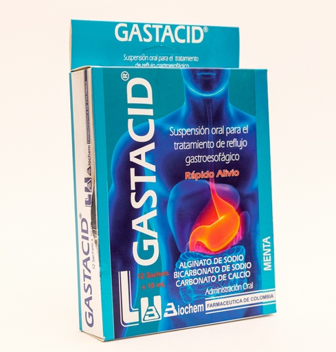 [003602] GASTACID 10ML SACHET X12 MENTA BIOCHEM