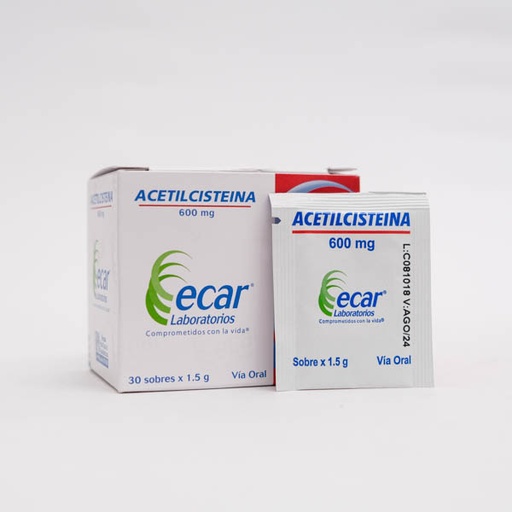 [001108] N ACETILCISTEINA SOB 600MG X 30  ECAR