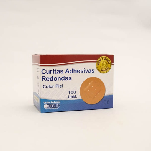 [001109] CURAS REDONDAS COLOR PIEL X 100 SEVENPHARMA