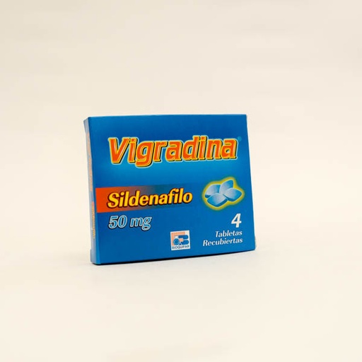 [001223] VIGRADINA TAB 50MG X 4 BIOQUIFAR