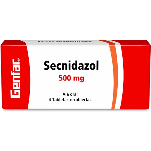 [001227] SECNIDAZOL TAB 500MG X 4 GF