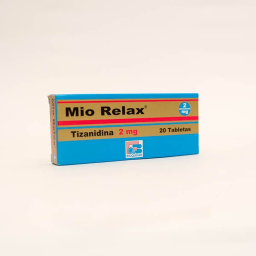 [001229] MIO RELAX TINID 2MG X 20 BIOQUIFAR